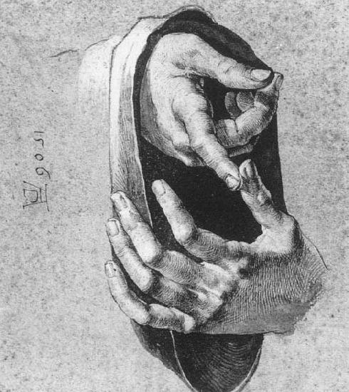 Study of Hands, Albrecht Durer